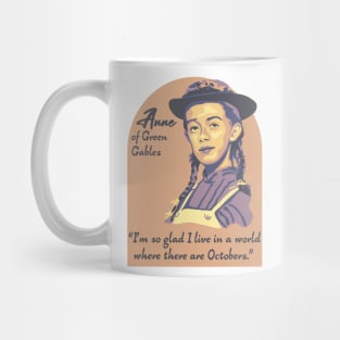 Anne of Green Gables Portrait and Quote Mug